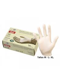 GUANTES DE LATEX TALLA L (CAJA 100)