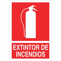 CARTEL EXTINTOR(6kg polvo)