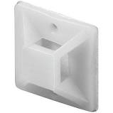 BASE ADHESIVA PARA BRIDA BLANCA 4.8 (50 UNIDADES)