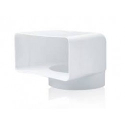 CODO SIBER 90º  MIXTO VERTICAL 110X55-100mm