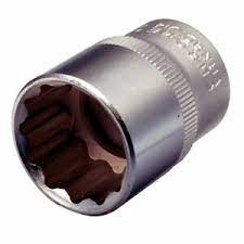 LLAVE VASO 1/2" HEX-24