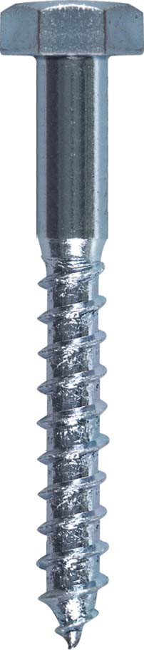 TORNILLO HEXAGONAL TIRAFONDO 8X70 MM MEDIA ROSCA PARED (200 UNIDADES)