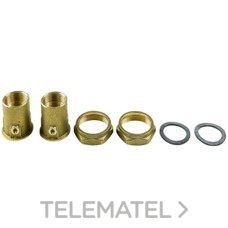 JUEGO RACOR LATÓN PARA BOMBA 1"