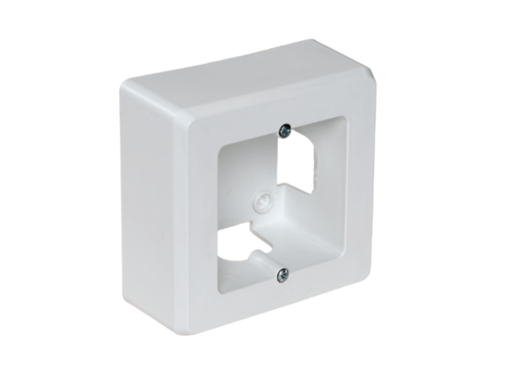 Zócalo Superficie 1 elementos 94x96x43mm BL