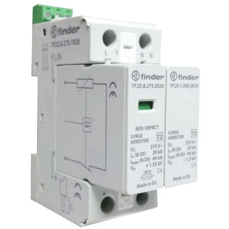 PROTECTOR SOBRETENSIONES 3F+N 400V 15Ka CL-II