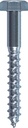 TORNILLO HEXAGONAL TIRAFONDO CON TACO 10X30MM (100 UNIDADES)
