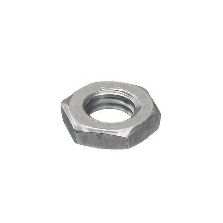 TUERCA HEXAGONAL, PERFIL BAJO CON PIEZA DE FIJACIÓN (SIN INSERTO DE METAL)100 unidades