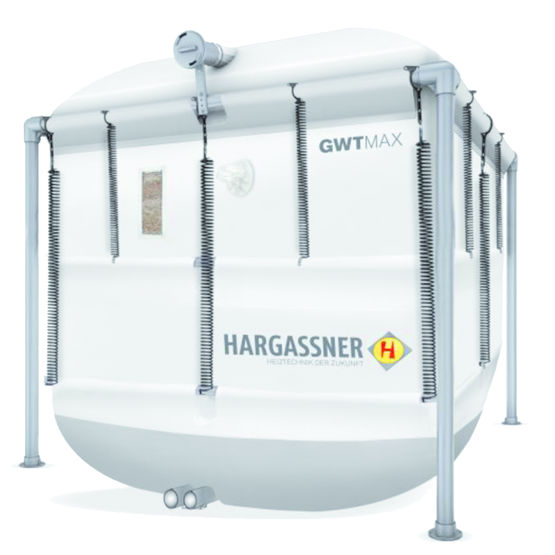 Silo textil GWT-MAX 250*250 con punto de aspiración