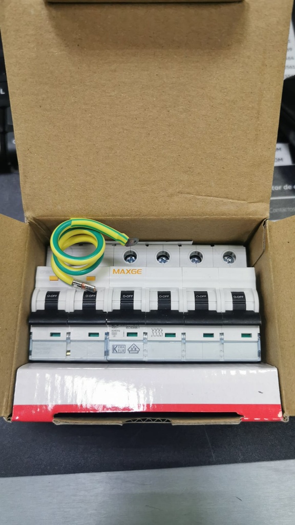 PROTECCIÓN COMBI. ALPHA+SOBRETENSIONES PERMANENTES+TRANSITORIAS 4P 40A CL.C 15kA