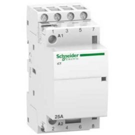 CONTACTOR 25A 4NA 230/240VCA SCHNEIDER A9C20834