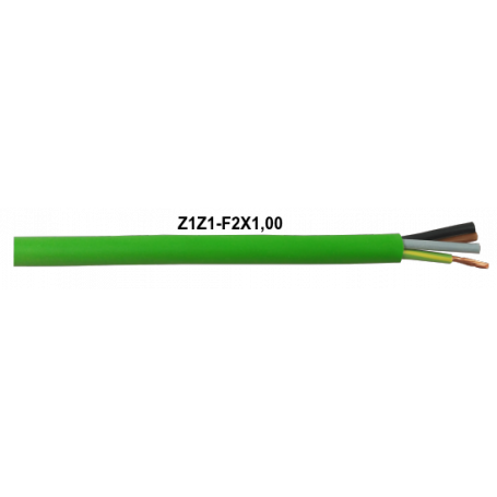 METRO CABLE 2X1mm LIBRE HALOGENOS Z1Z1-F 300/500V