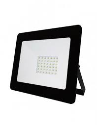 PROYECTOR LED PLANO NEGRO 50W 5000 LUMENS LUZ FRIA