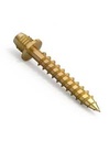 TORNILLO TIRAFONDO M6 COMBINADO CON  doble ROSCA 4,9x30M6
