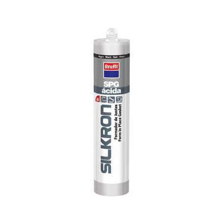 SELLADOR SILICONA 300ml NEGRA KRAFFT SILKRON SPG 9600