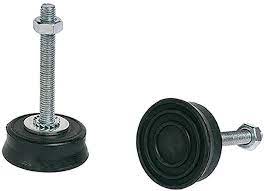 SILENTBLOCK CON ESPÁRRAGOS Y TUERCAS M10 CARGA (80-150 KG)