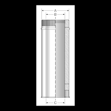 AMPLIACION CHIMENEA CH150/250 DB AISI316 BOFILL 30 MM espesor