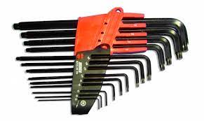 JUEGO LLAVES ACODADAS TORX 13 Pzas