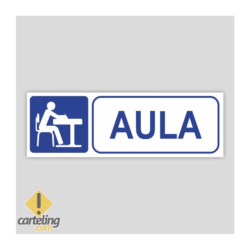 CÁRTEL PVC3mm IMPRESO 19X7CM