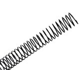 ESPIRAL METAL/NEGRO 12MM.5:1 E/100U(80HOJAS)