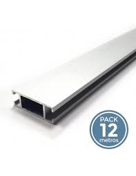 PERFIL PORTAPLACAS J-605 a 2,40m