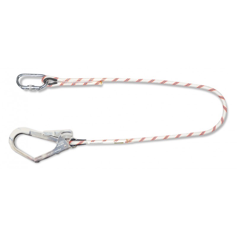 CUERDA ARNÉ SIMPLE 1.5 MT CON 2 MOSQUETONES