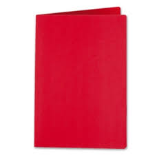 SUBCARPETA FOLIO 185GRS ROJA E/50UDS