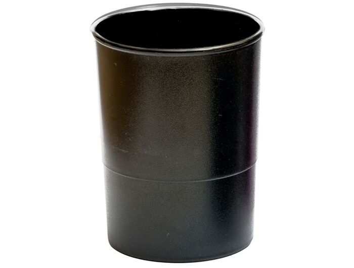 CUBILETE PLASTICO OPACO NEGRO