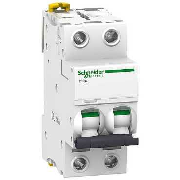 INT. MAGNETOTERMICO 2x20A CURVA D SCHNEIDER A9F75220