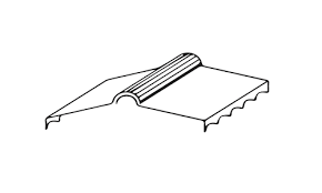 CUMBRERA TROQUELADA BLANCA 2 AGUAS A 4,20