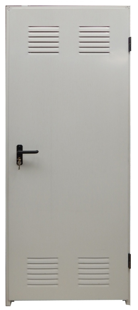 PUERTA D. CH.1000x2100 BLANCA C/REJILLA DERECHAS