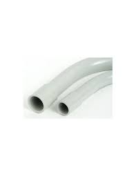 CURVA 90º 63mm RIGIDA PVC LIBRE HALOGENOS GRIS