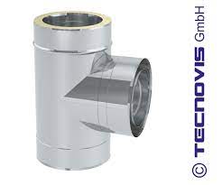 T 90º CH150 DB AISI316 CON PURGA