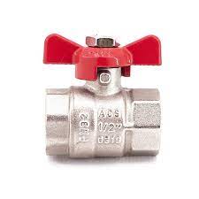 VALVULA ESFERA 1/2" H-H MARIPOSA palometa