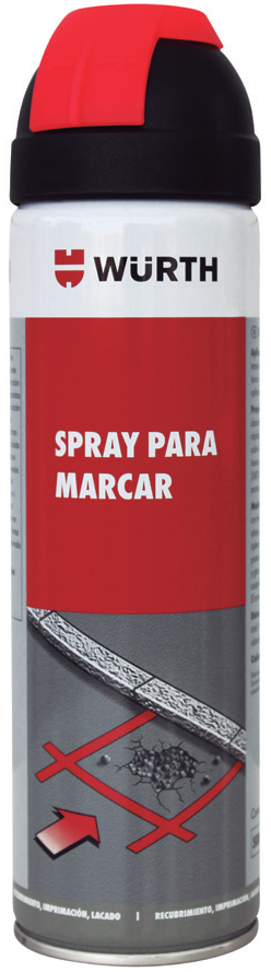 SPRAY PARA MARCAR ROJO FLUOR 500ML