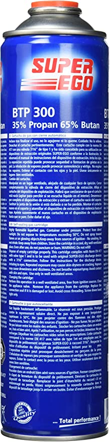 GAS BTP300 SUPER EGO PROPANO