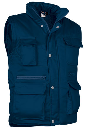 CHALECO MULTIBOLSILLOS COLOR AZUL MARINO L