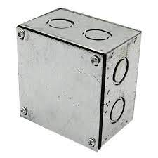 CAJA ACERO TAPA BAJA 105x105X49