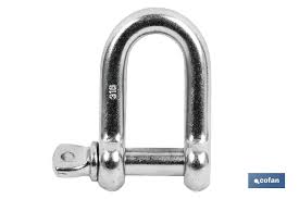 [GHE0388] GRILLETE RECTO GALVANIZADO