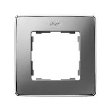 [EAC0383] MARCO 1 ELEMENTO DE ALUMINIO FRIO BASE CROMO SIMÓN 82 DETAIL