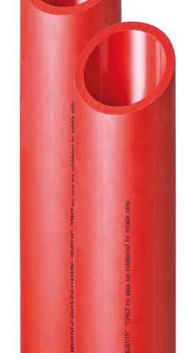[CTU1305] METRO TUBO NIRON RED MONOCAPA PPR-CT DIÁMETRO 40 S5 SDR11 (BARRA 5,8m)