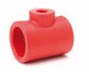 [CTU1341] TE REDUCIDA PPR 90x63x90 (ITALSAN) Termosoldable NIRON RED