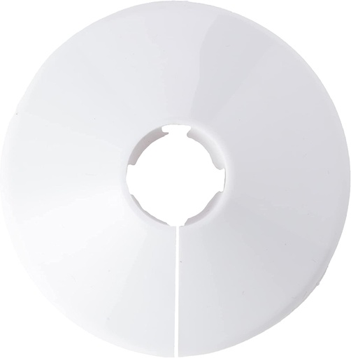 [CTU1395] Plafón embellecedor partido 15mm BLANCO