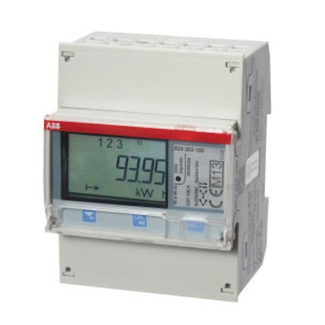 [EAC0406] CONTADOR ENERGIA B24 352-100 Plata RS485