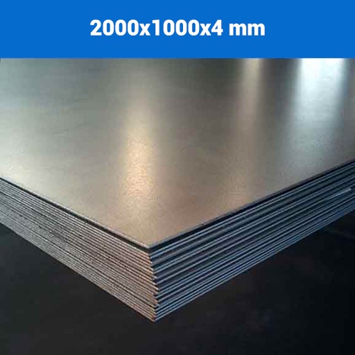 [CES0077] KG CHAPA NEGRA 2000X1000X4