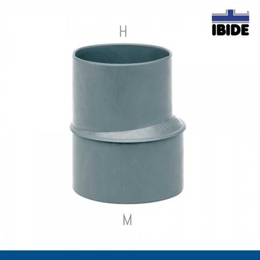 [CTU1489] REDUCCIÓN PVC 125-75mm EXCENTRICA EVACUACIÓN