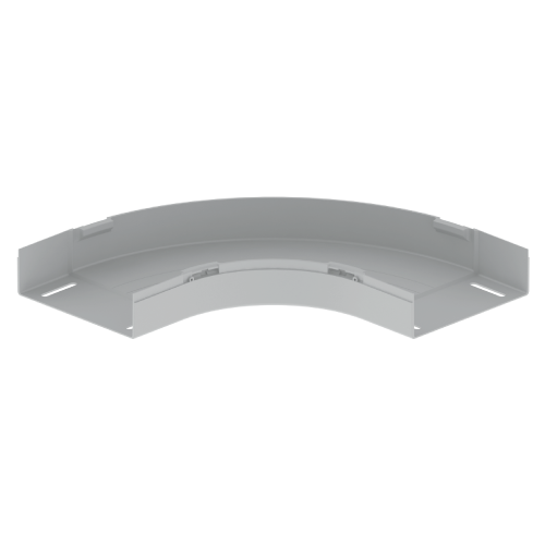 [ECN0359] CURVA PLANA DE 90° GRIS RAL7038 60X200 U48X