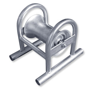 [GHE0471] RODILLO GUÍA CABLE RECTO 180x125x75mm ALUMINIO