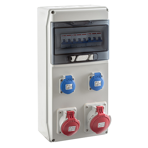 [ECU0217] CENTRAL 8 MODULOS.CS9PT 1 BA.2 P+TIERRA 16A CUADRO OBRA