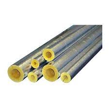 [CAS0177] METRO COQUILLA LANA DE VIDRIO PIPELANE REVESTIDA ALUMINIO DN 48mm. 1-1/2"X40 (9,6m. x caja)