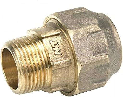 [CTU1519] ENLACE LATÓN/POLIETILENO 25-3/4" R/M